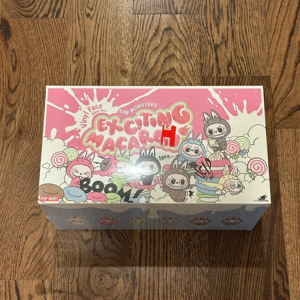 NIB FULL SET incl. SECRET Authentic Pop Mart Exciting Macaron Labubu Pendants - Picture 12 of 15